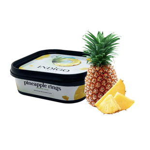 Безтютюнова суміш Indigo Smoke Pineapple Rings (Індиго Смоук Ананасові Кільця) 100г 999554477 фото