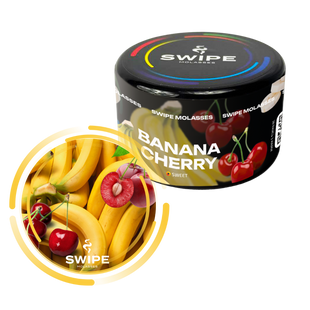 Безтютюнова суміш Swipe Banana Cherry (Свайп Банан Вишня) 50г 55444854 фото