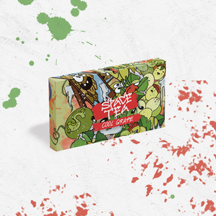 Безтютюнова суміш Space Tea Cool grape (Спейс Ті Лід Виноград) 40г | Пом'ята пачка. УЦІНКА 33222114777 фото