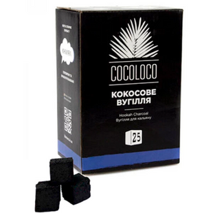 Кокосове вугілля Khmara Coco-Loco (Хмара Коко-Локо) | 1кг 72куб 25*25 мм 308987025 фото