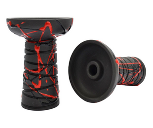 Чаша Gusto Bowls Classic Phunnel Glaze (Red/Black) 5688881 фото