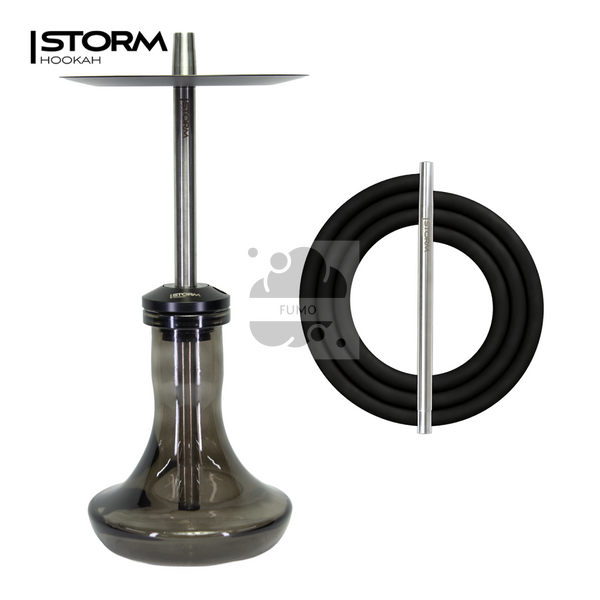 Кальян Storm Hookah mini, Graphite Glass  4583347597 фото