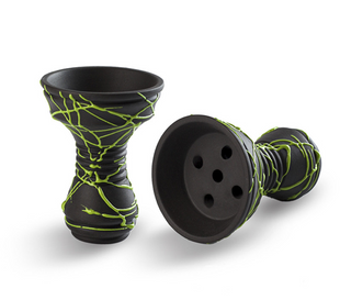 Чаша Gusto Bowls Killa Black Glaze | Light Green 5622114 фото