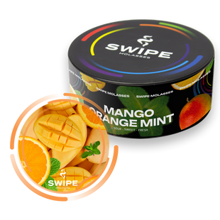 Безтютюнова суміш Swipe Mango Orange Mint (Свайп Манго Апельсин М'ята) 100г 1544777 фото