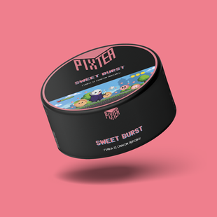 Безтютюнова суміш Pixtea SWEET BURST (ПіксТі Жуйка Персик) 250г 3321212444 фото