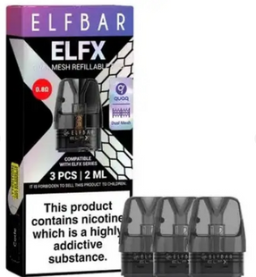 Змінний картридж для POD-систем Elf Bar ELFX / ELFX Pro 2 мл, 0.8 Ом - 1шт 443483561 фото
